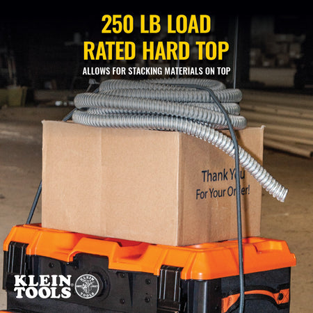 55473RTB Klein Tools Tradesman Pro™ Tool Master Rolling Tool Bag, 19 Pockets, 22-Inch, Model 55473RTB