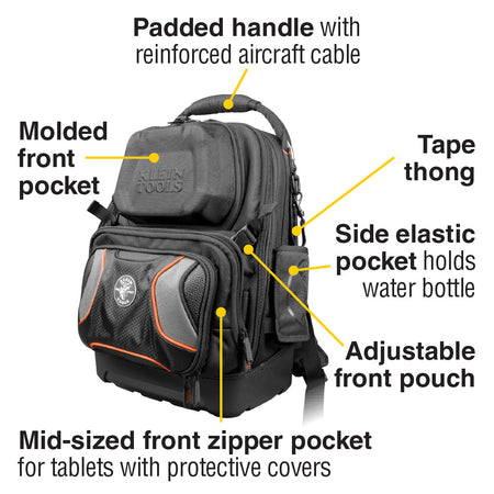 Klein Tools 55485 Tradesman Pro™ Tool Master Backpack - additional view