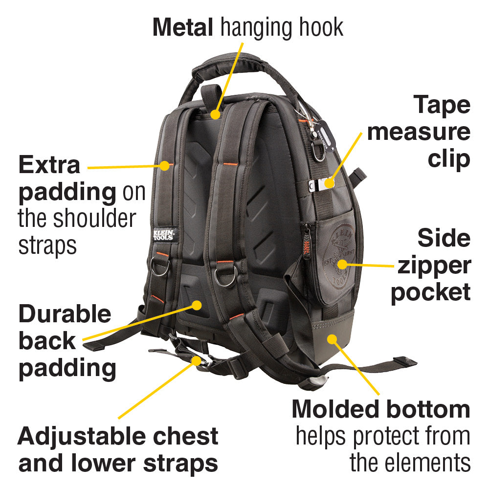 Klein Tools 55485 Tradesman Pro™ Tool Master Backpack - additional view