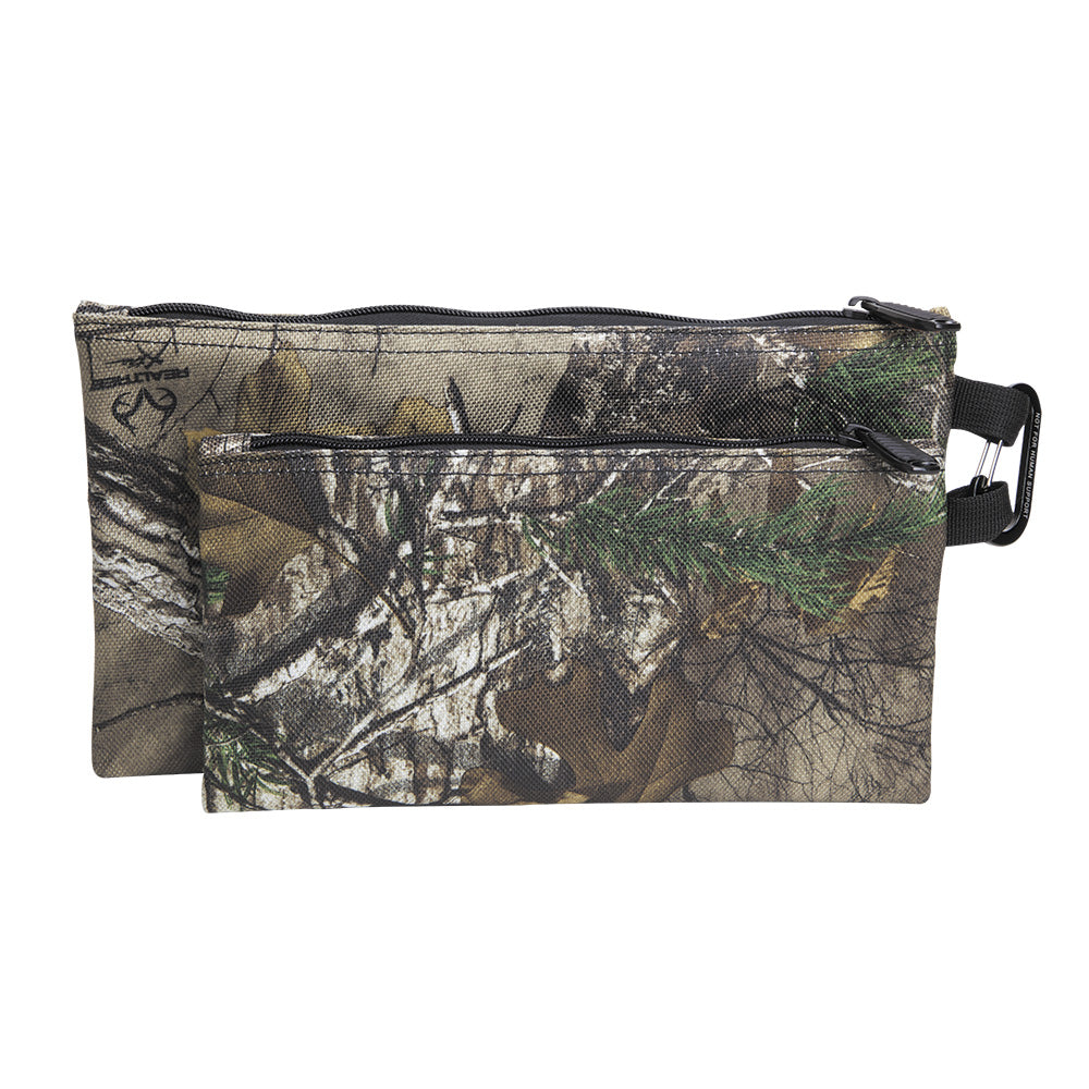 Camo Zipper Bags, 2-pack