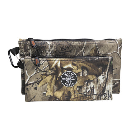 Camo Zipper Bags, 2-pack