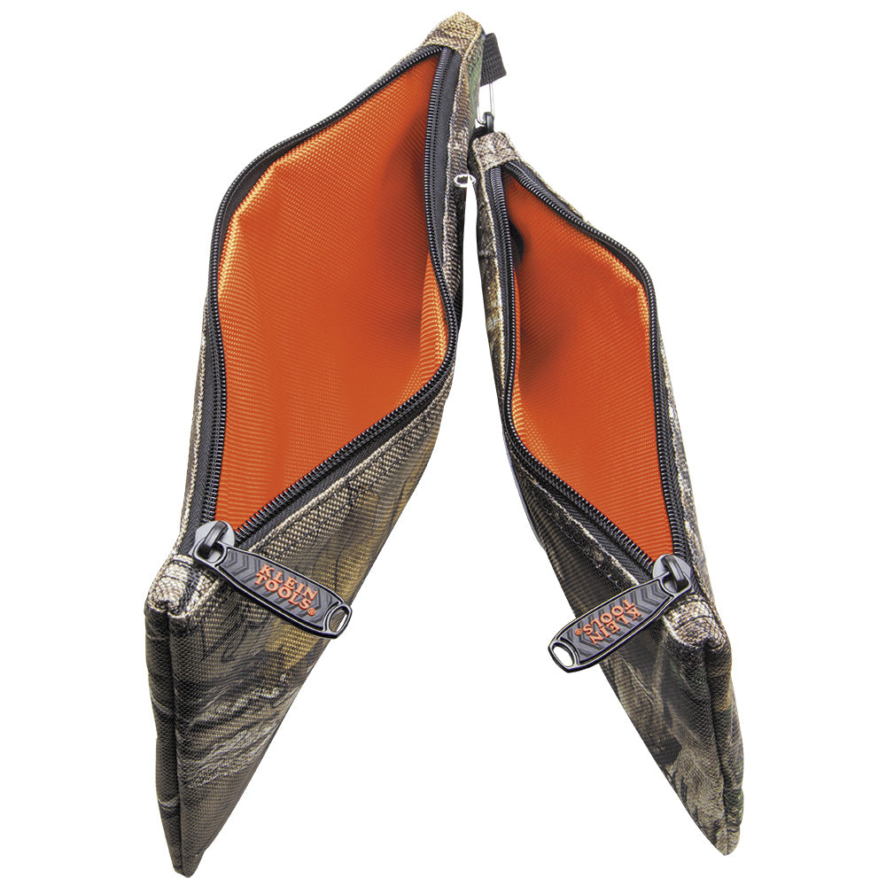 Camo Zipper Bags, 2-pack