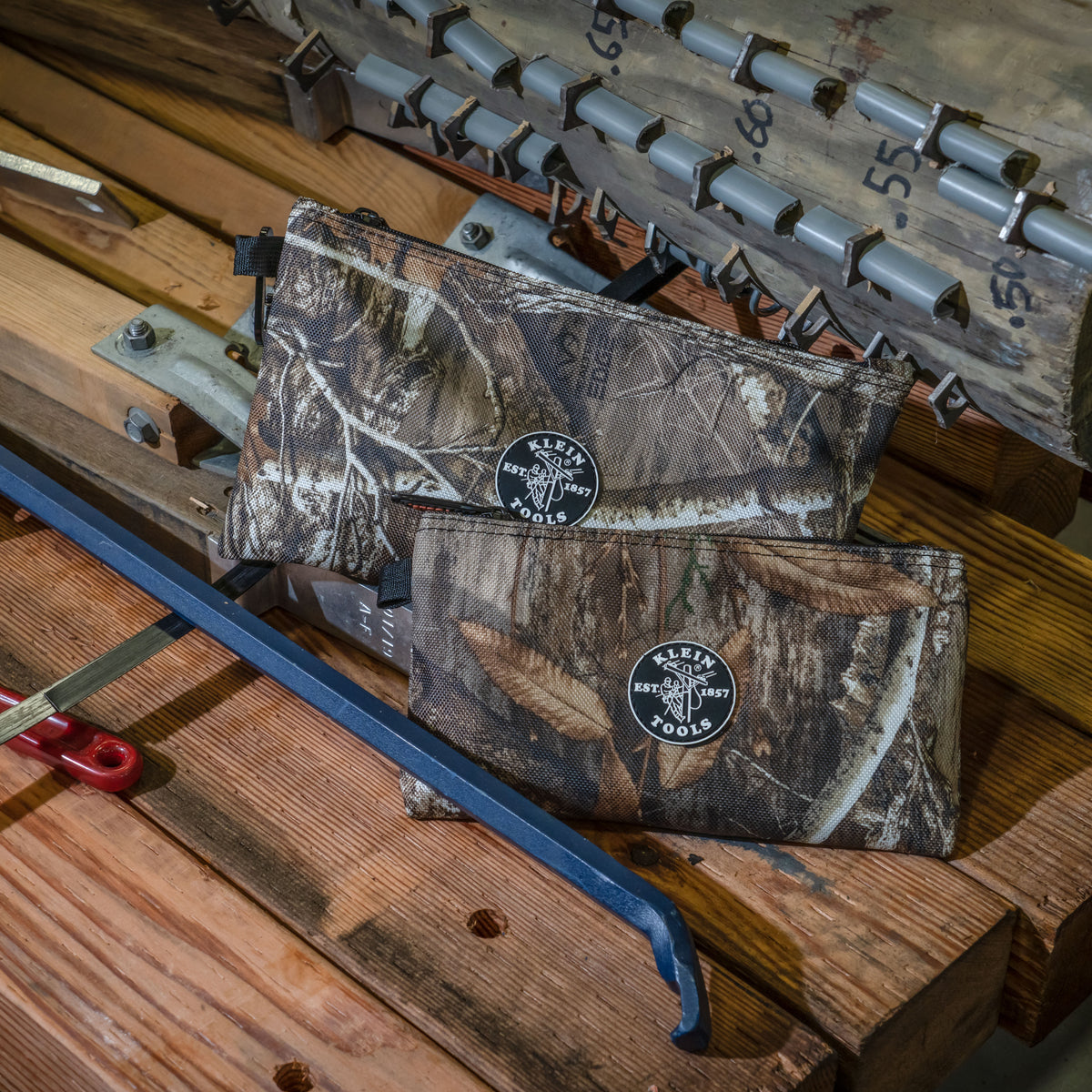 Camo Zipper Bags, 2-pack