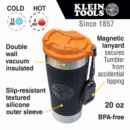 55580 Klein Tools Tradesman Tumbler, Tumbler, Klein Tools - Maple Electric Supply 