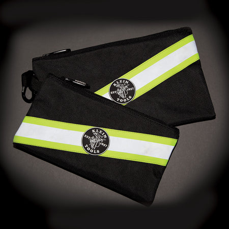 High Visibility Zipper Bags, 2-Pack