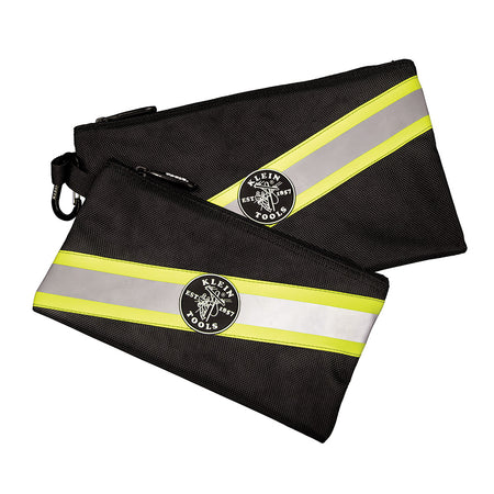 High Visibility Zipper Bags, 2-Pack