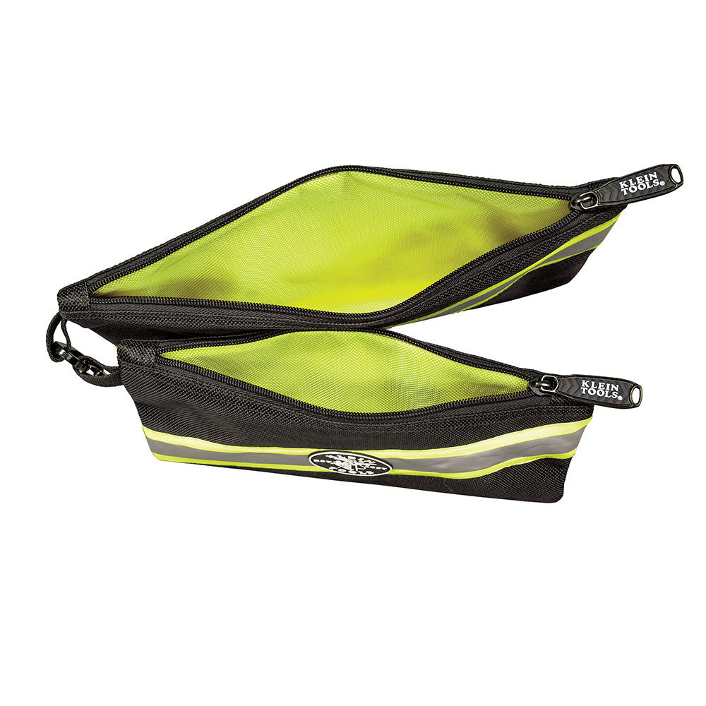 High Visibility Zipper Bags, 2-Pack
