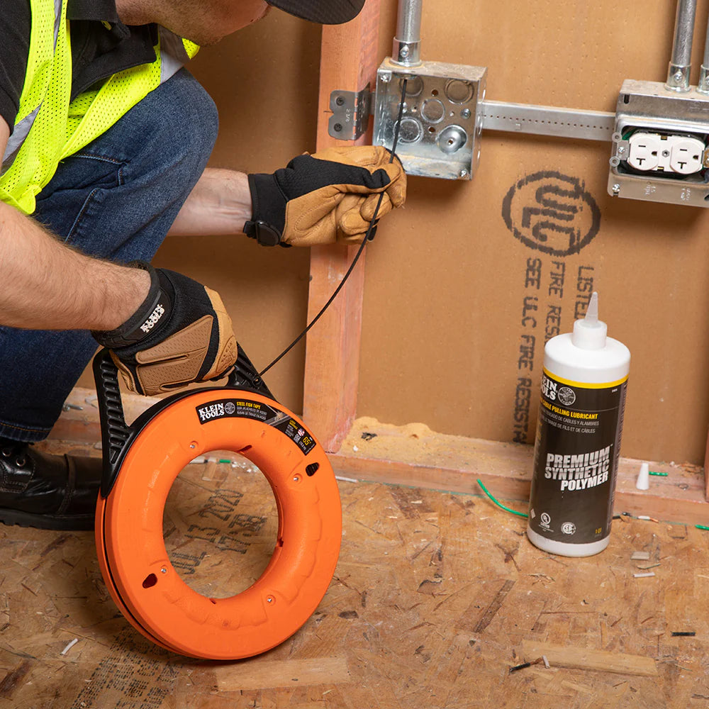 1/8-Inch Wide Steel Fish Tape 65-Foot, Steel Fish Tapes, Klein Tools - Maple Electric Supply 