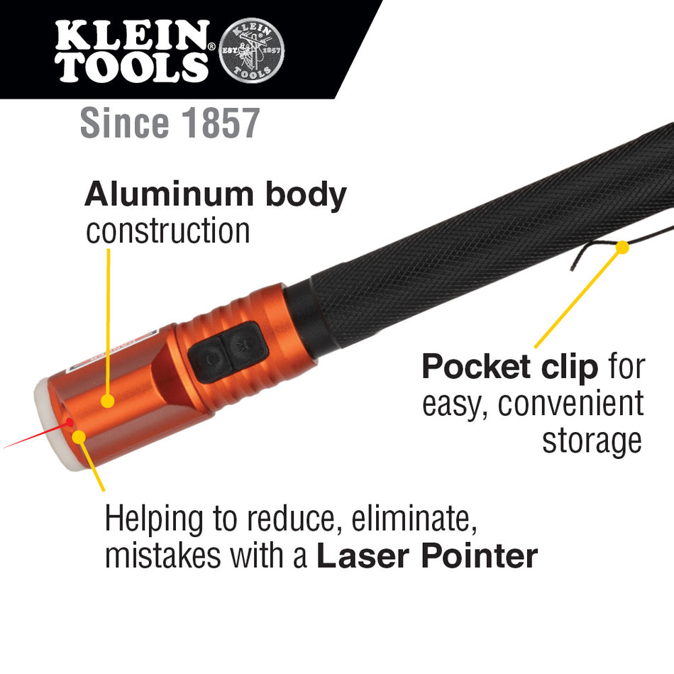 Inspection Penlight with Laser