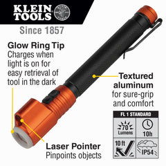 Inspection Penlight with Laser