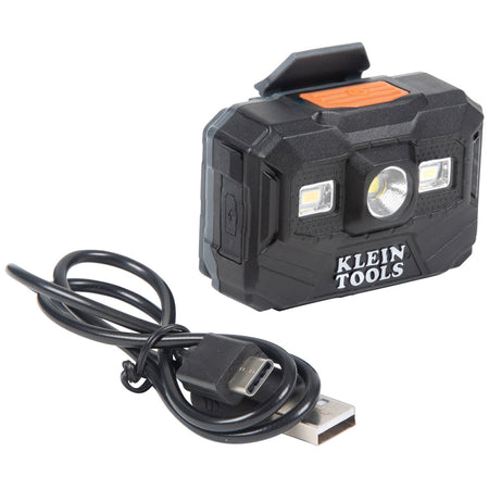 A photo of a , by 56062 Klein Tools Rechargeable Headlamp and Work light, 300 Lumens All-Day Runtime - Klein Tools eCommerce - Maple Electric Supply in Canada