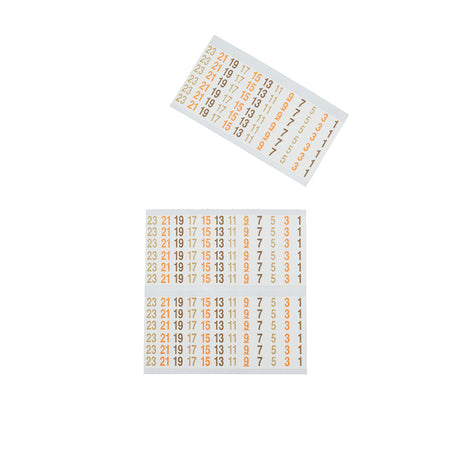 Wire Marker Book 277/480V 3 Phase 1-48
