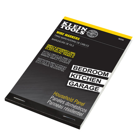 Wire Marker Book-Household Electrical Panel