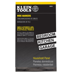 Wire Marker Book-Household Electrical Panel