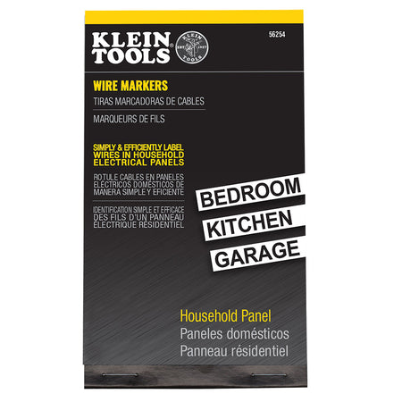 Wire Marker Book-Household Electrical Panel