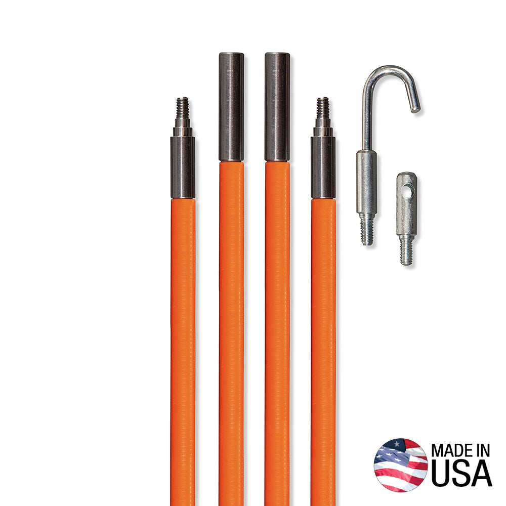 Lo-Flex Fish Rod Set, 24-Foot