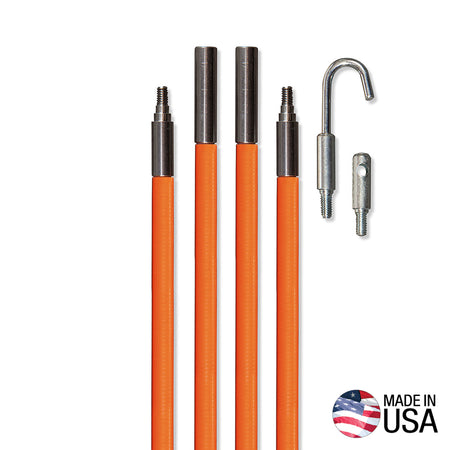 Lo-Flex Fish Rod Set, 24-Foot
