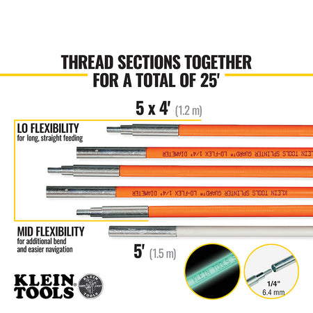 Fish and Glow Rod Set, 25-Foot