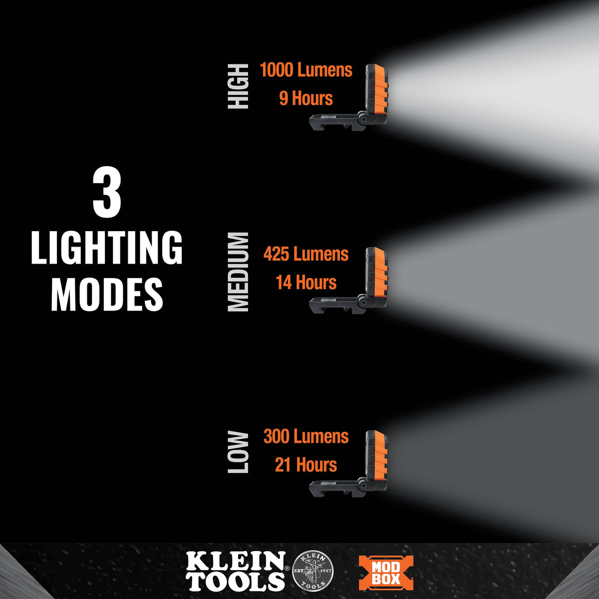 Klein Tools 56416 56416 MODbox™ Rechargeable Area Light - additional view