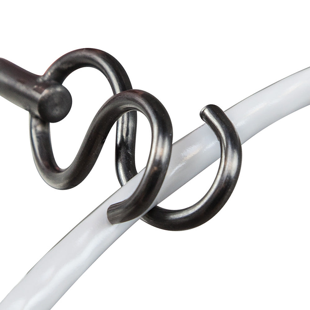 Double-S Hook Fish Rod Attachment