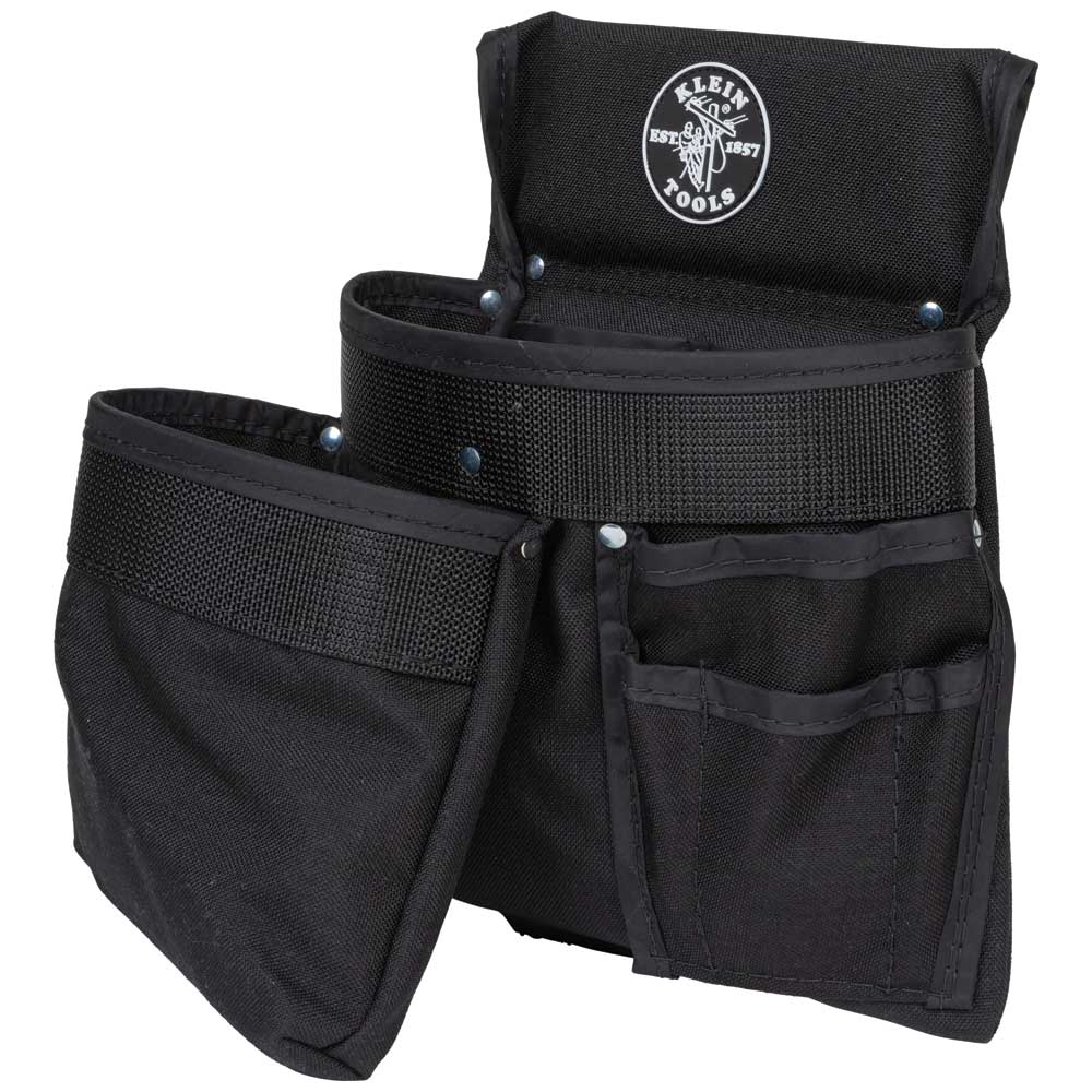 PowerLine™ Series 8-Pocket Tool Pouch, Black Nylon