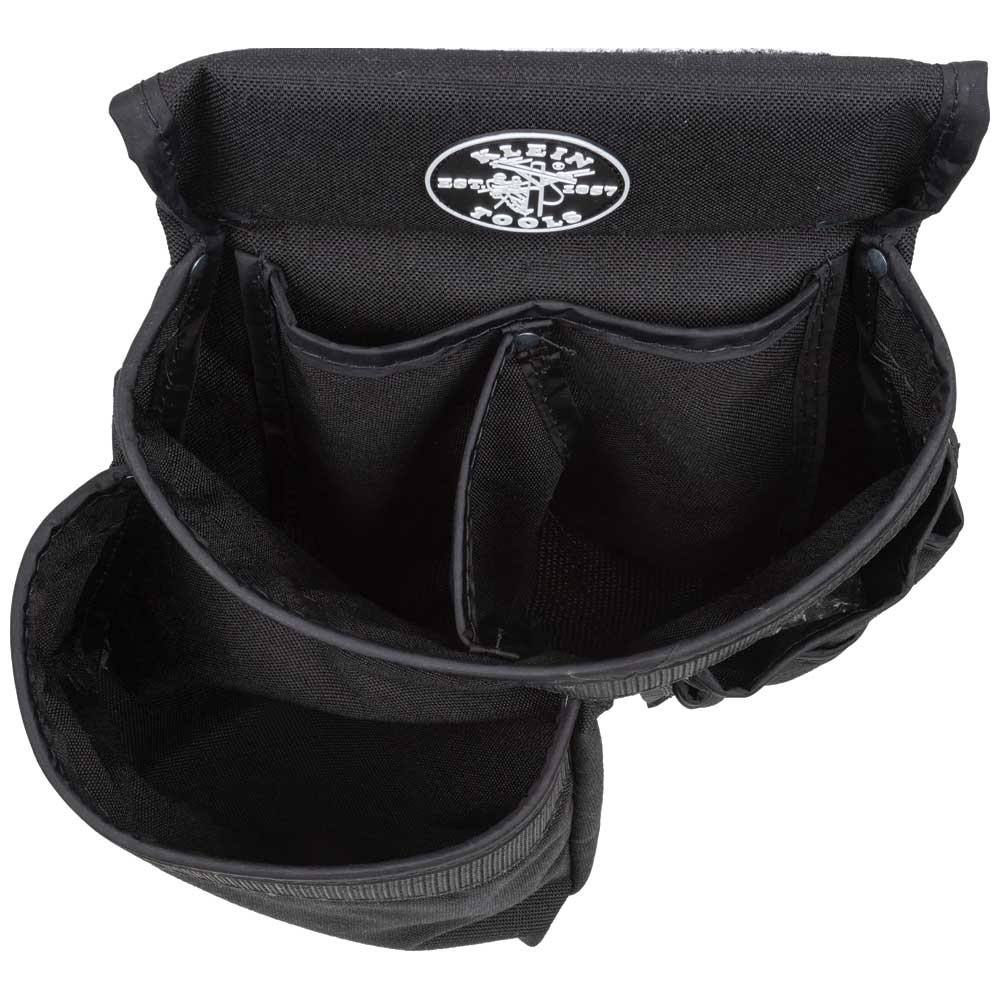 PowerLine™ Series 8-Pocket Tool Pouch, Black Nylon