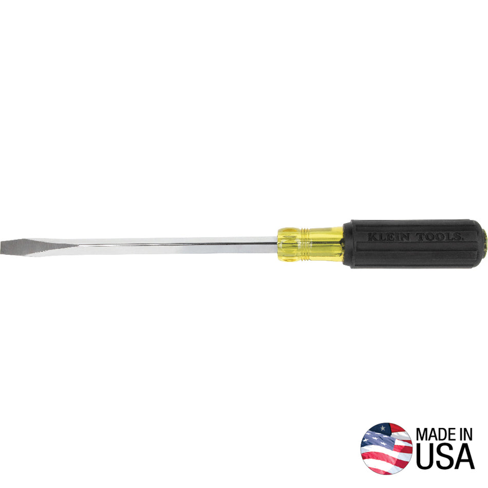 Klein Tools 600-12 1/2" Keystone Screwdriver 12" Shank - detail view