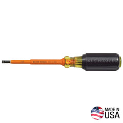 Insulated Screwdriver, 3/16-Inch Cabinet, 4-Inch