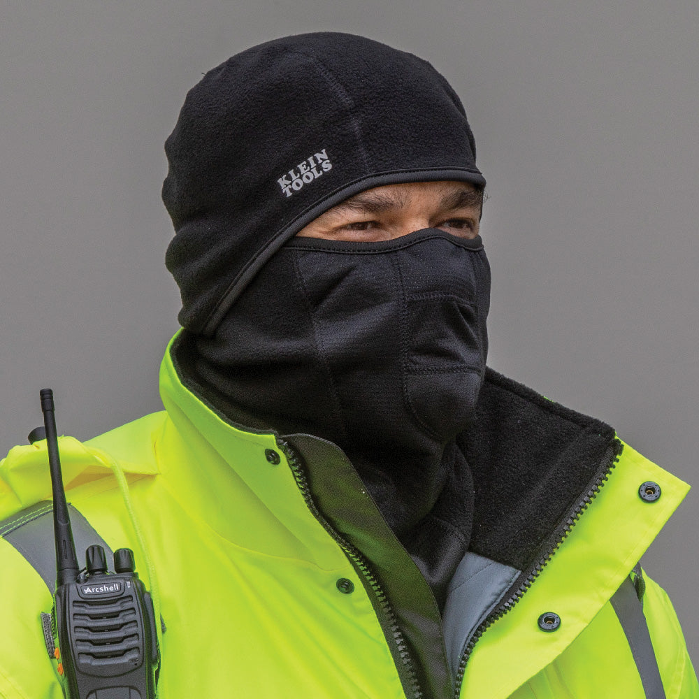 Klein Tools 60132 60132 Klein Tools Wind Proof Hinged Balaclava - application