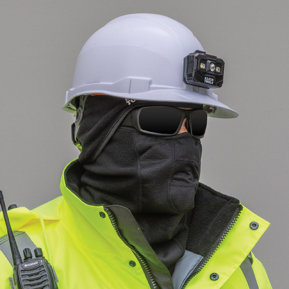 Klein Tools 60132 60132 Klein Tools Wind Proof Hinged Balaclava - application