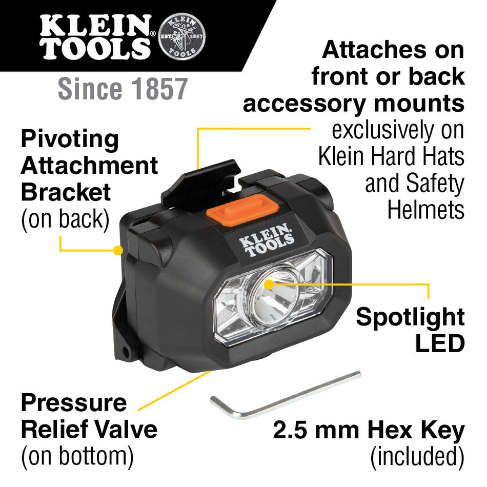 Klein Tools 60156 60156 Klein Tools 60156 Intrinsically Safe LED Headlamp - feature detail