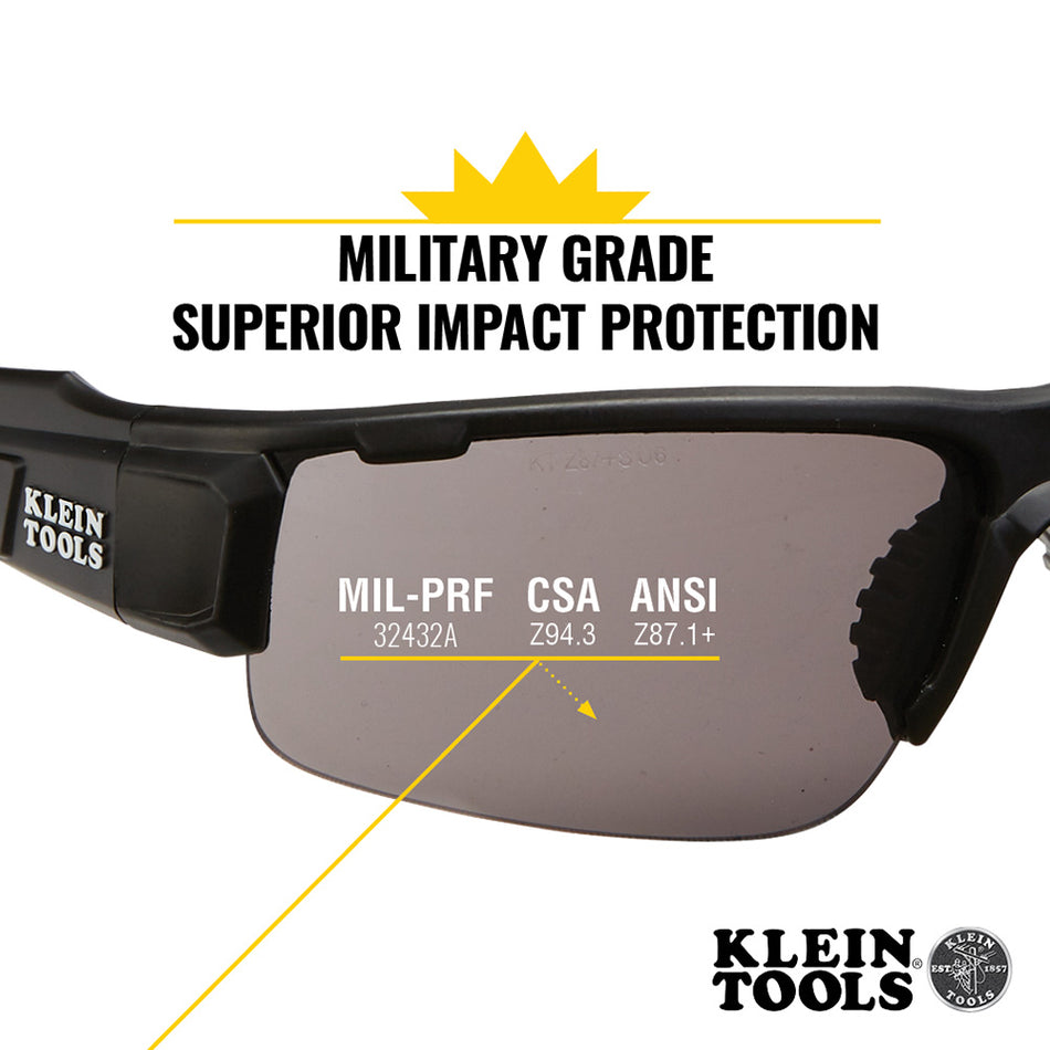 Klein Tools 60162 60162-Protective Eyewear, Dark Gray Lens - additional view