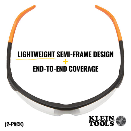 Klein Tools 60171 60171 Klein Tools Standard Safety Glasses, Clear Lens, 2-Pack - additional view