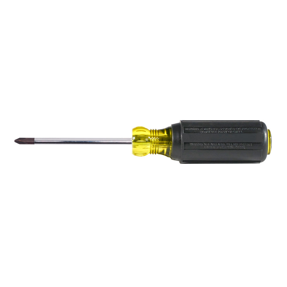 Klein Tools 603-3 #1 Phillips Screwdriver, 3-Inch Round Shank - alternate angle 1