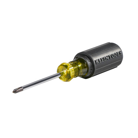 Klein Tools 603-3 #1 Phillips Screwdriver, 3-Inch Round Shank - alternate angle 2