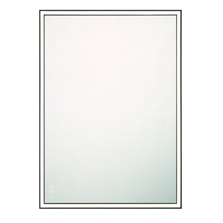 Eurofase Nixon 30" x 42" LED Mirror, Anodized Black, front view