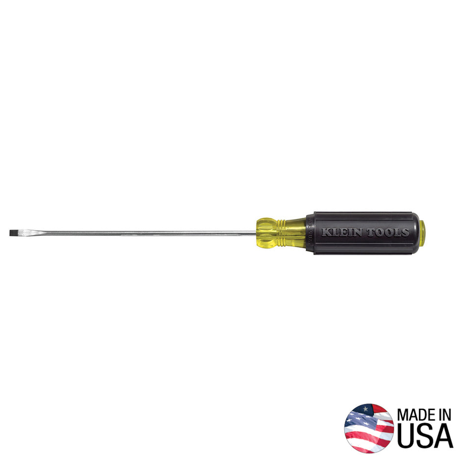 Klein Tools 607-4 3/32-Inch Cabinet Tip Mini Screwdriver 4-Inch - detail view