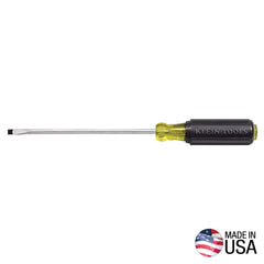 Klein Tools 608-4 608-4 Mini Screwdriver, 1/8-Inch Cabinet, 4-Inch Shank - detail view