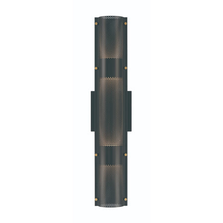 Eurofase Westcliffe 23" 4-Light LED Outdoor Wall Light, Gold-Black Mix, front view