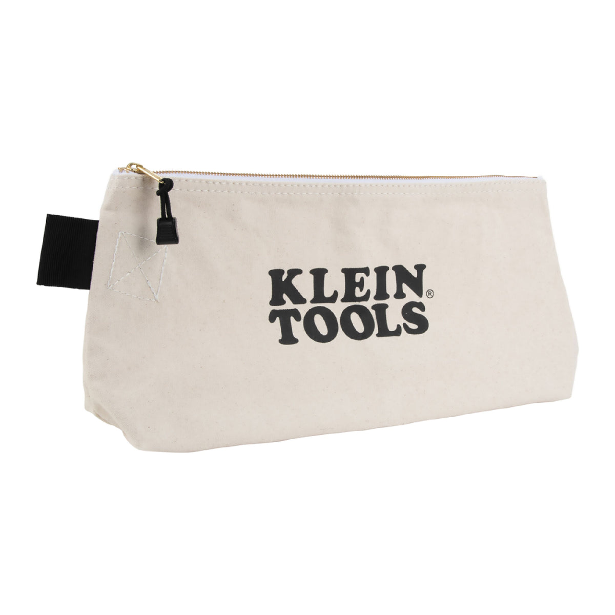 62042 Zipper Bag, Extra-Long Canvas Tool Pouch, 16-Inch, Natural