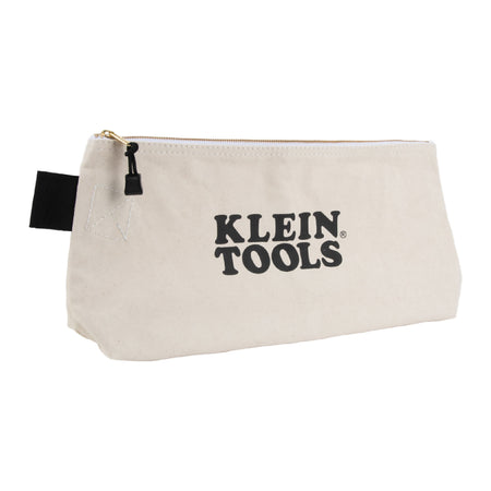 62042 Zipper Bag, Extra-Long Canvas Tool Pouch, 16-Inch, Natural
