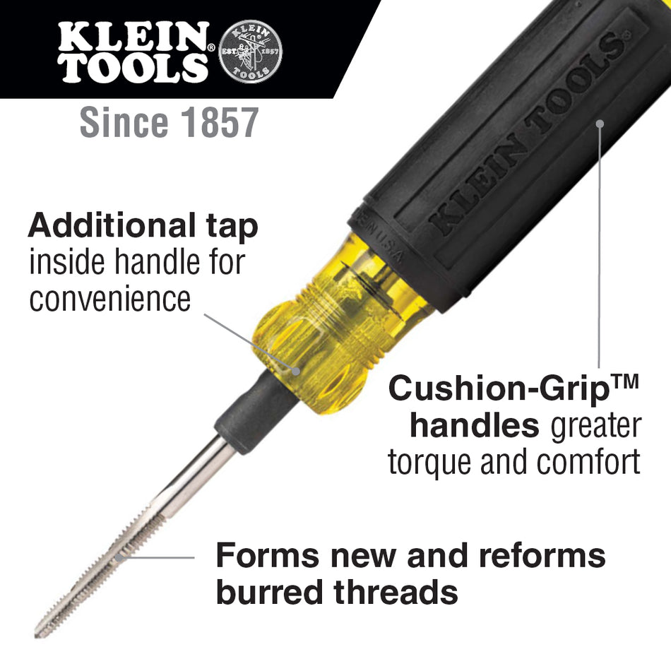 Klein Tools 626 626 6-in-1 Tapping Tool with cushion grip - additional view