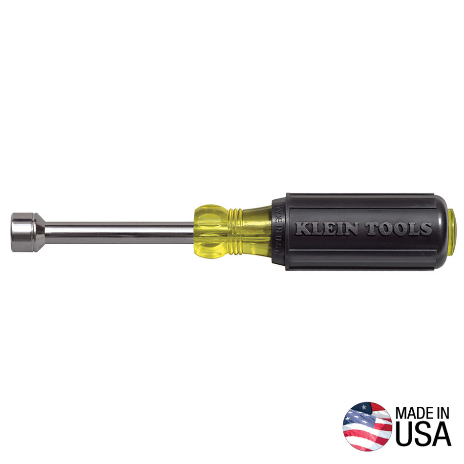 Klein Tools 630-11MM 11 mm Nut Driver, 3-Inch Hollow Shaft - detail view
