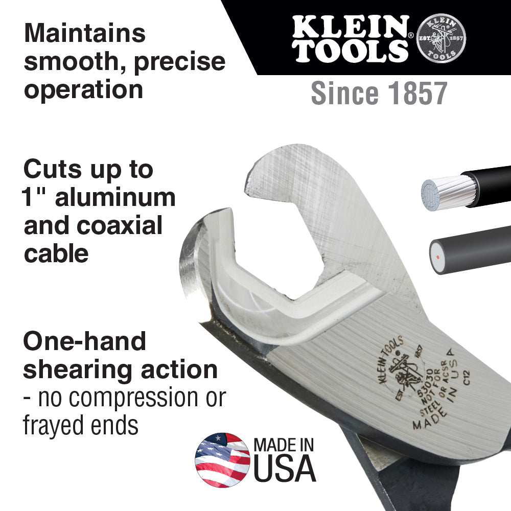 Cable Cutter Coaxial 1-Inch Capacity