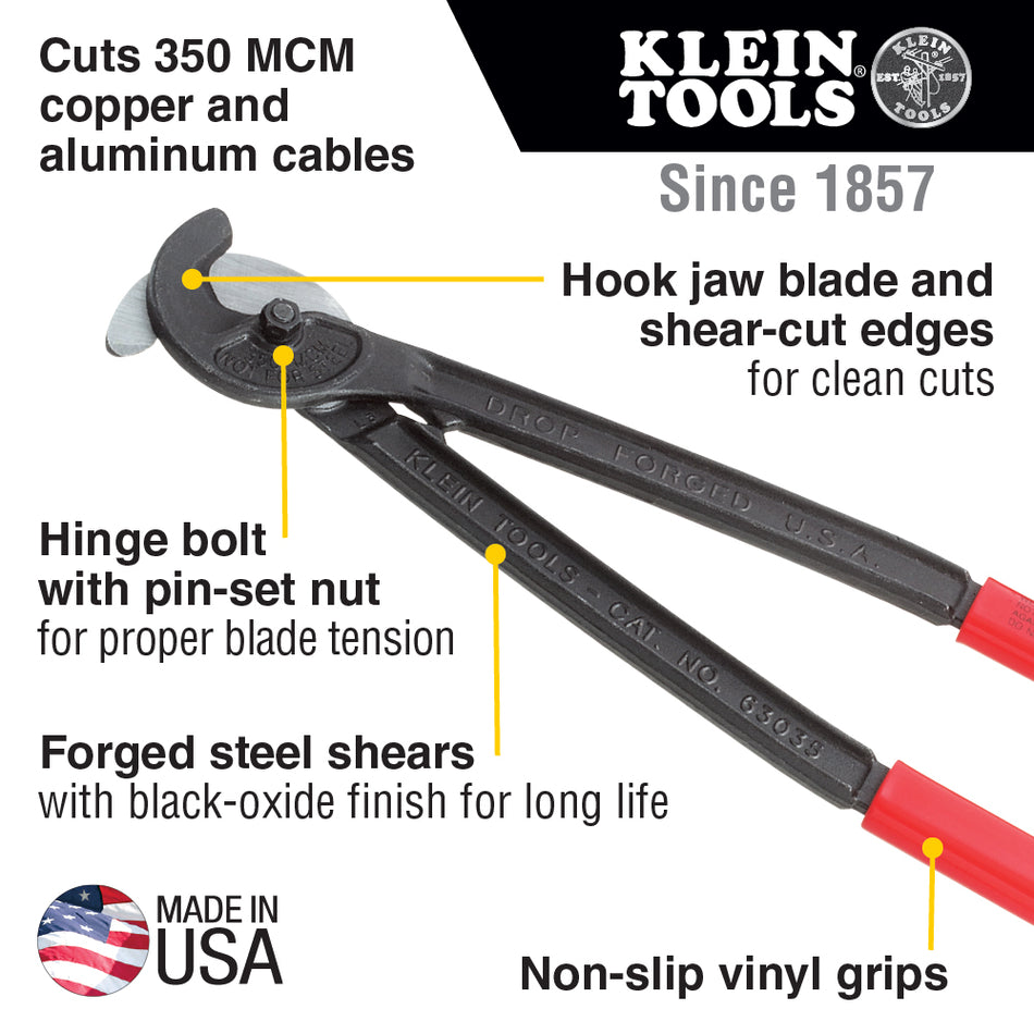 Klein Tools 63035 Utility Cable Cutter - additional view