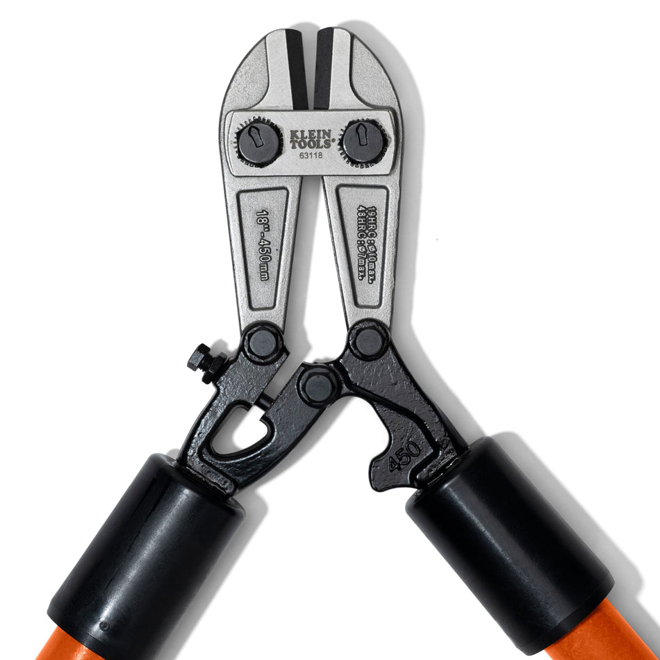 Bolt Cutter, Fiberglass Handles, 18-Inch