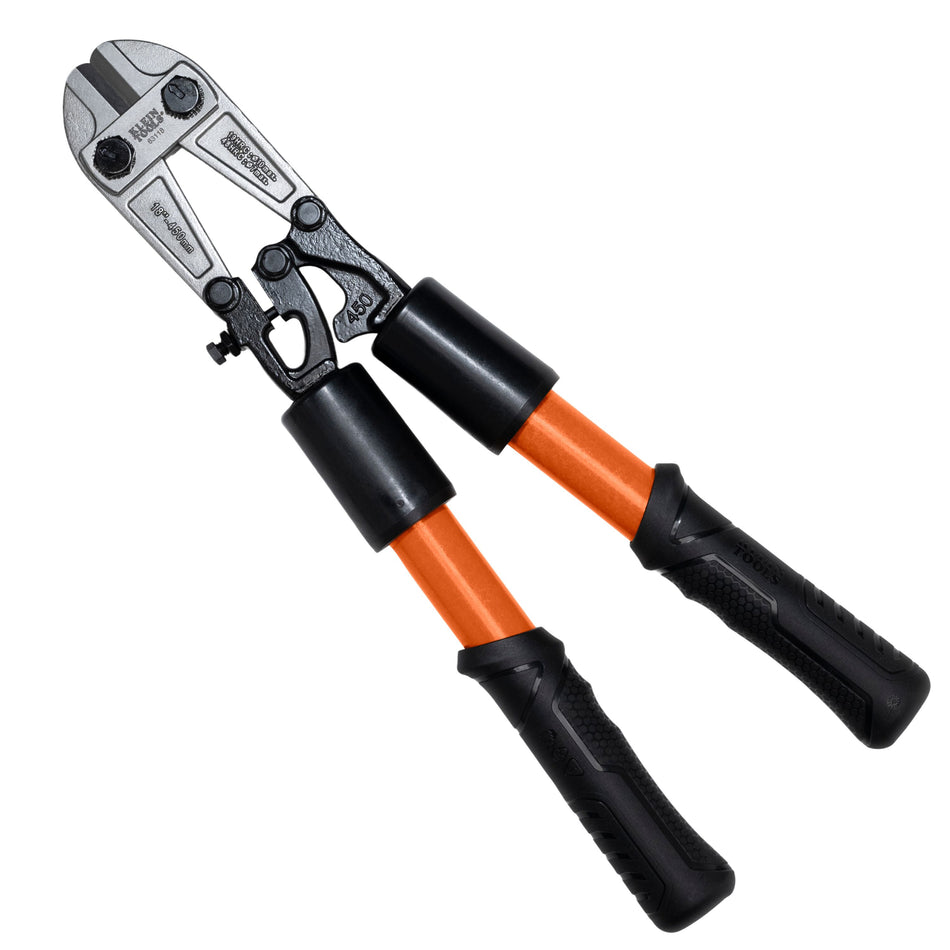 Bolt Cutter, Fiberglass Handles, 18-Inch