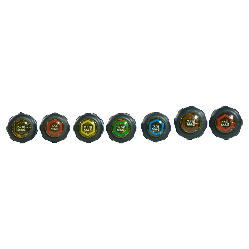 Magnetic Nut Driver Set 3" Shaft, 7 Pc