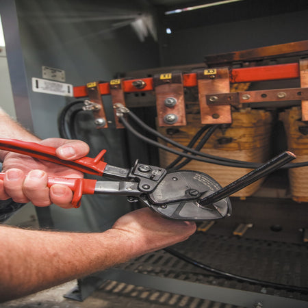 Open Jaw Ratcheting Cable Cutter