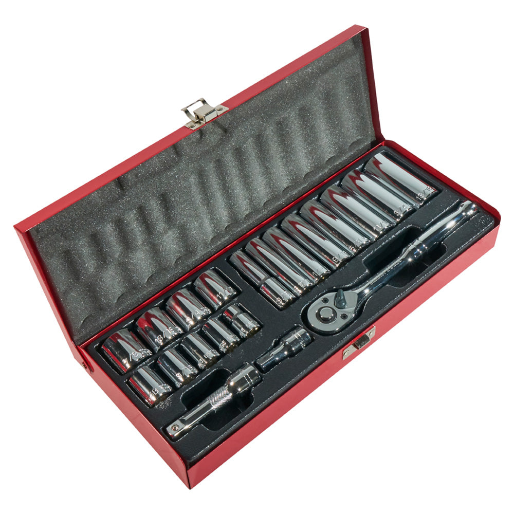3/8-Inch Drive Socket Wrench Set, 20-Piece
